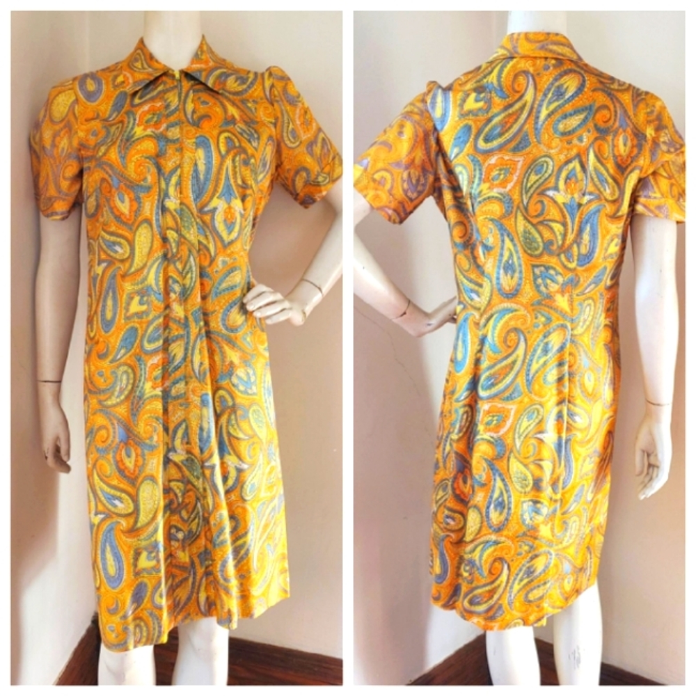 Vintage 1960's Psychedelic Dress